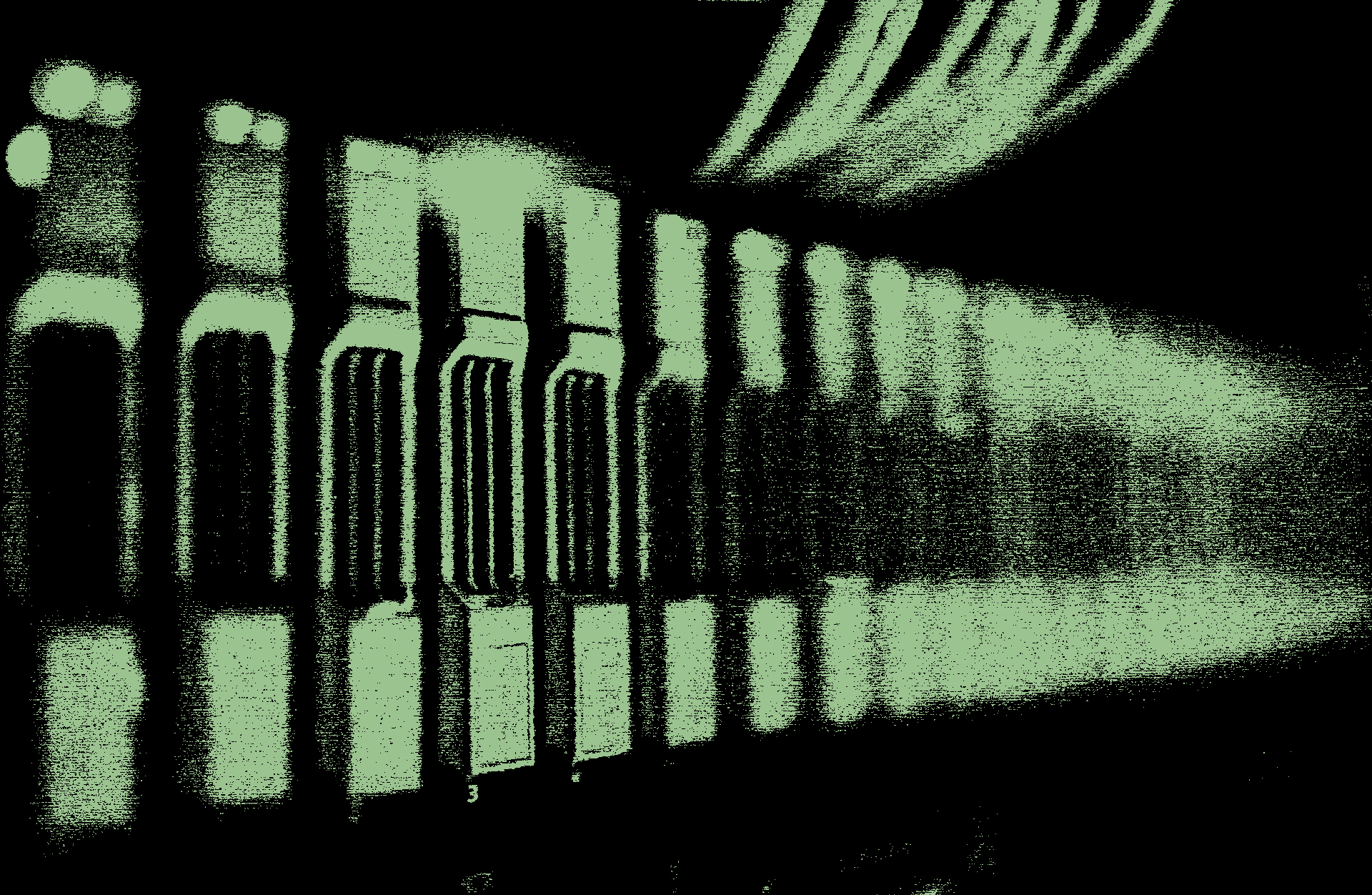 Eine Ansicht von Festplatten