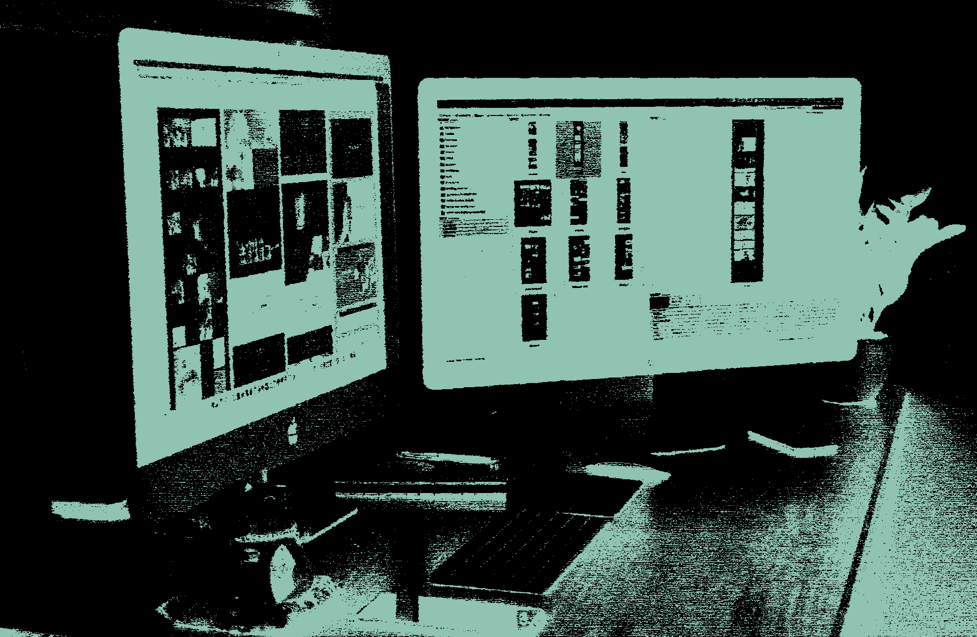 Ein Bild von Computer-Monitoren