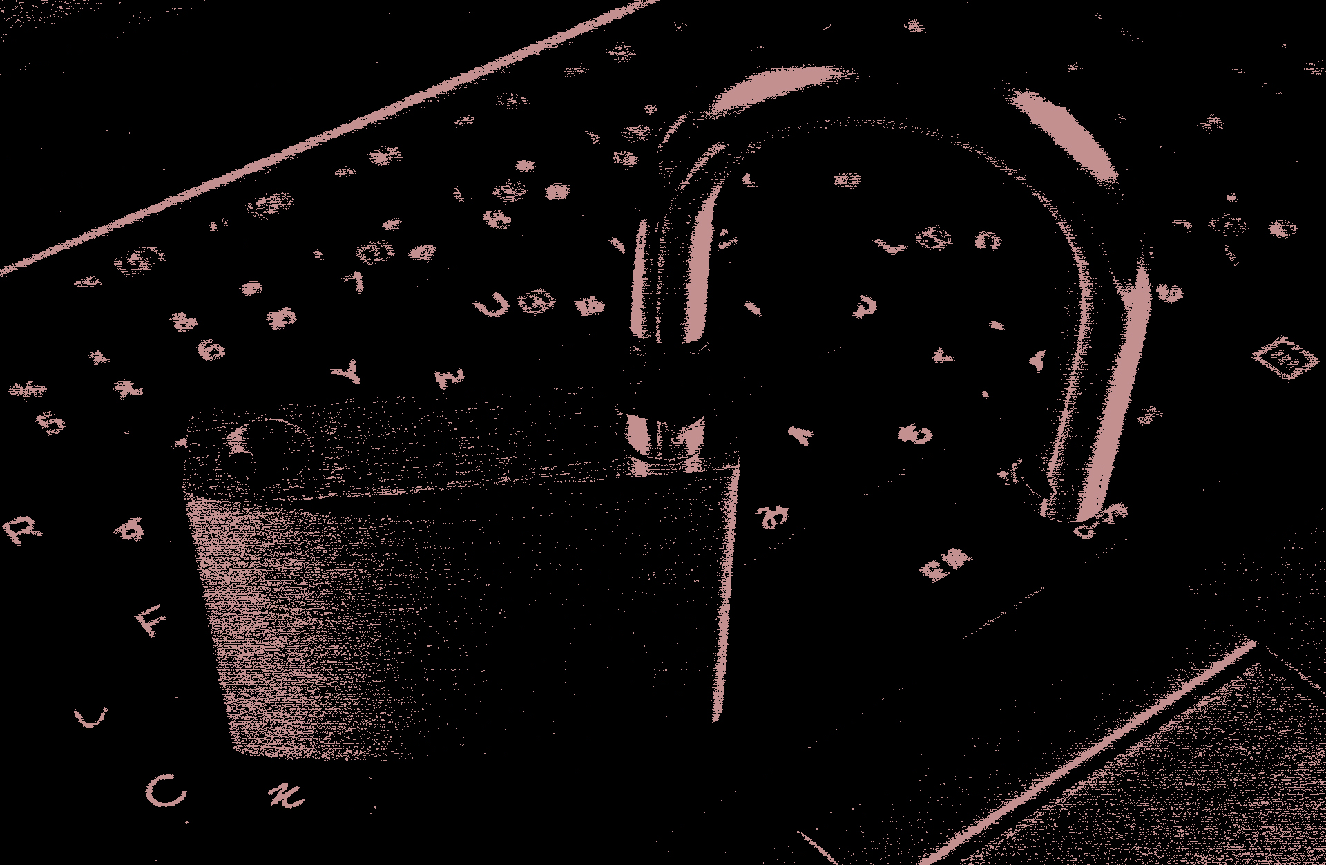 Ein Bild mit einem Schloss auf einem Laptop